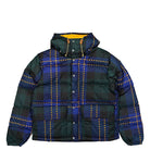 The North Face Printed 71 Sierra Down Short Jacket Ponderosa Green Large Halfdome Plaid Print Jackets NF0A7WUP9C8 | Overkill