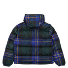The North Face Printed 71 Sierra Down Short Jacket Ponderosa Green Large Halfdome Plaid Print Jackets Material | Overkill