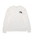 The North Face Printed Heavyweight Longsleeve Tee White Longsleeves NF0A7WXFFN41 | Overkill