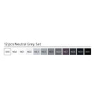 Stylefile marker 12er grey set neutral 0 Marker Close-up | Overkill