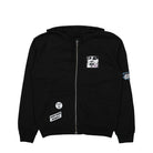 Noon Goons Patches Zip Hoodie Black Hoodies NGFW22022 | Overkill