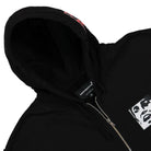 Noon Goons Patches Zip Hoodie Black Hoodies Close-up | Overkill