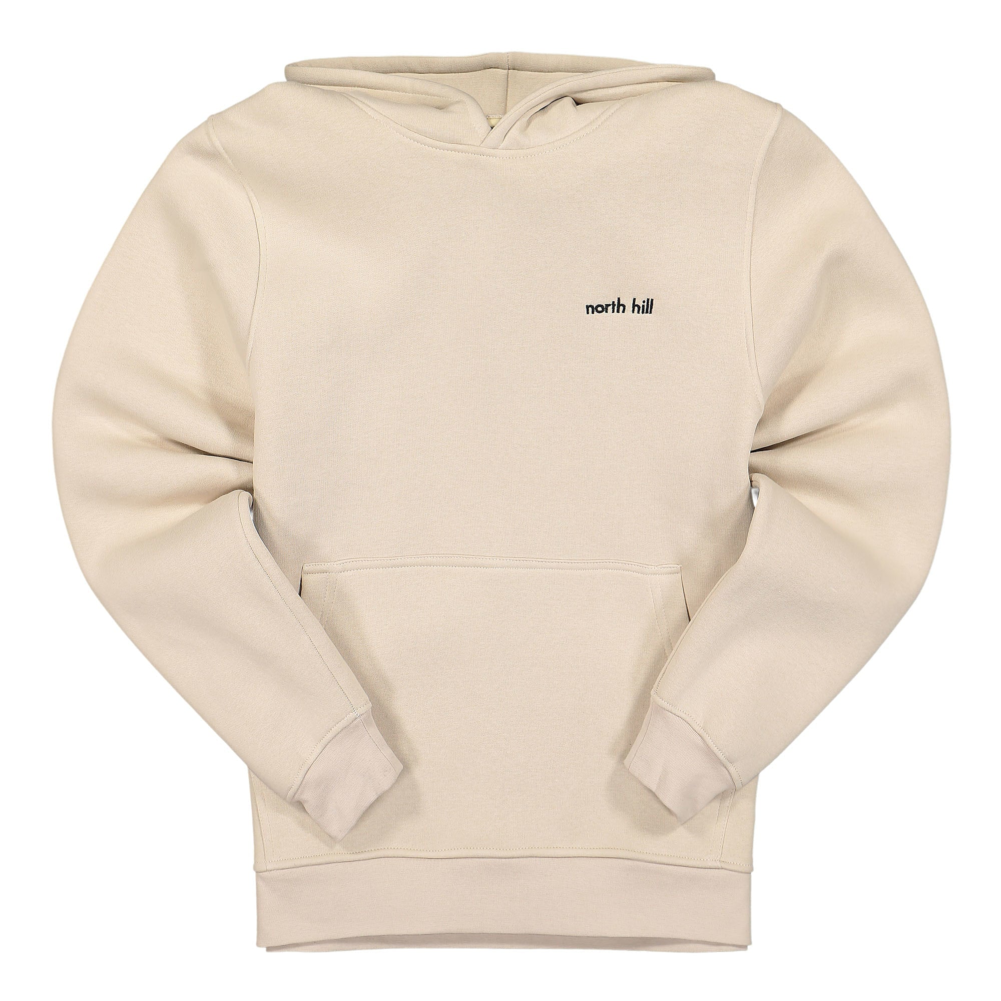North Hill fleece hoodie Beige Hoodies NHFH | Overkill