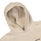 North Hill fleece hoodie Beige Hoodies Close-up | Overkill