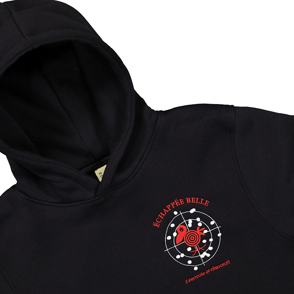 North Hill oiseau hoodie Black Hoodies Close-up | Overkill