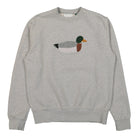 Edmmond Studios Duck Hunt Sweatshirt Plain Grey Melange Sweatshirts NOS-40-02840 | Overkill