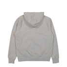 Edmmond Studios Duck Patch Zip Hoodie Plain Grey Melange Hoodies Material | Overkill