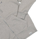 Edmmond Studios Duck Patch Zip Hoodie Plain Grey Melange Hoodies Detailfoto | Overkill