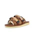Suicoke moto - m2ab Brown Slides, Sandals & Slippers  Close Up | Overkill