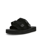 Suicoke moto - po Black Slides, Sandals & Slippers  Close Up | Overkill