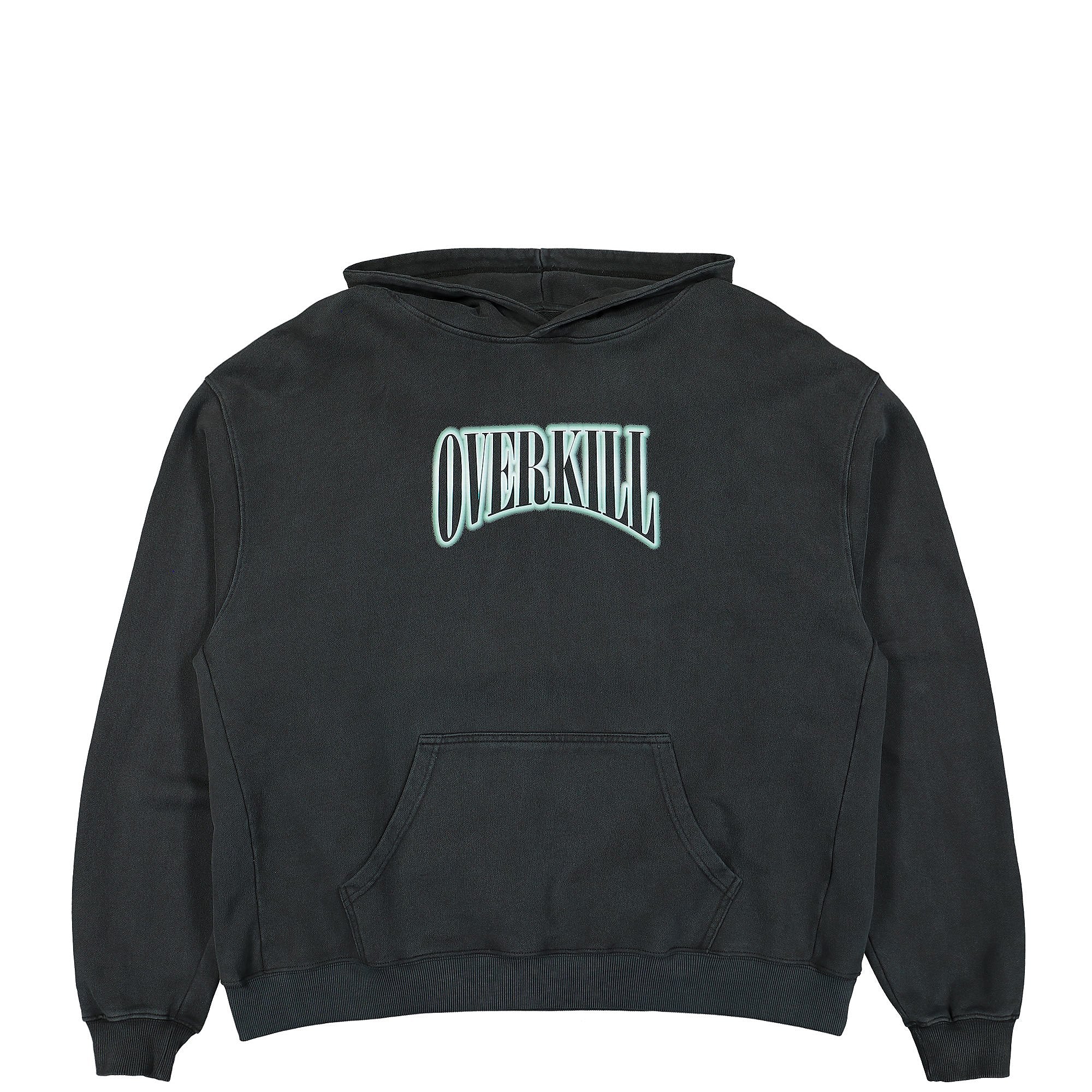 Overkill Berliner Luft Hoodie Washed Black Hoodies OBLH-001 | Overkill