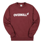 Overkill Logo Crewneck Burgundy Sweatshirts OK-LCN-BG | Overkill