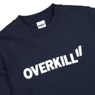 Overkill Logo Crewneck Midnight Sweatshirts Close-up | Overkill