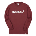 Overkill Logo Longsleeve Burgundy Longsleeves OK-LLS-BG | Overkill