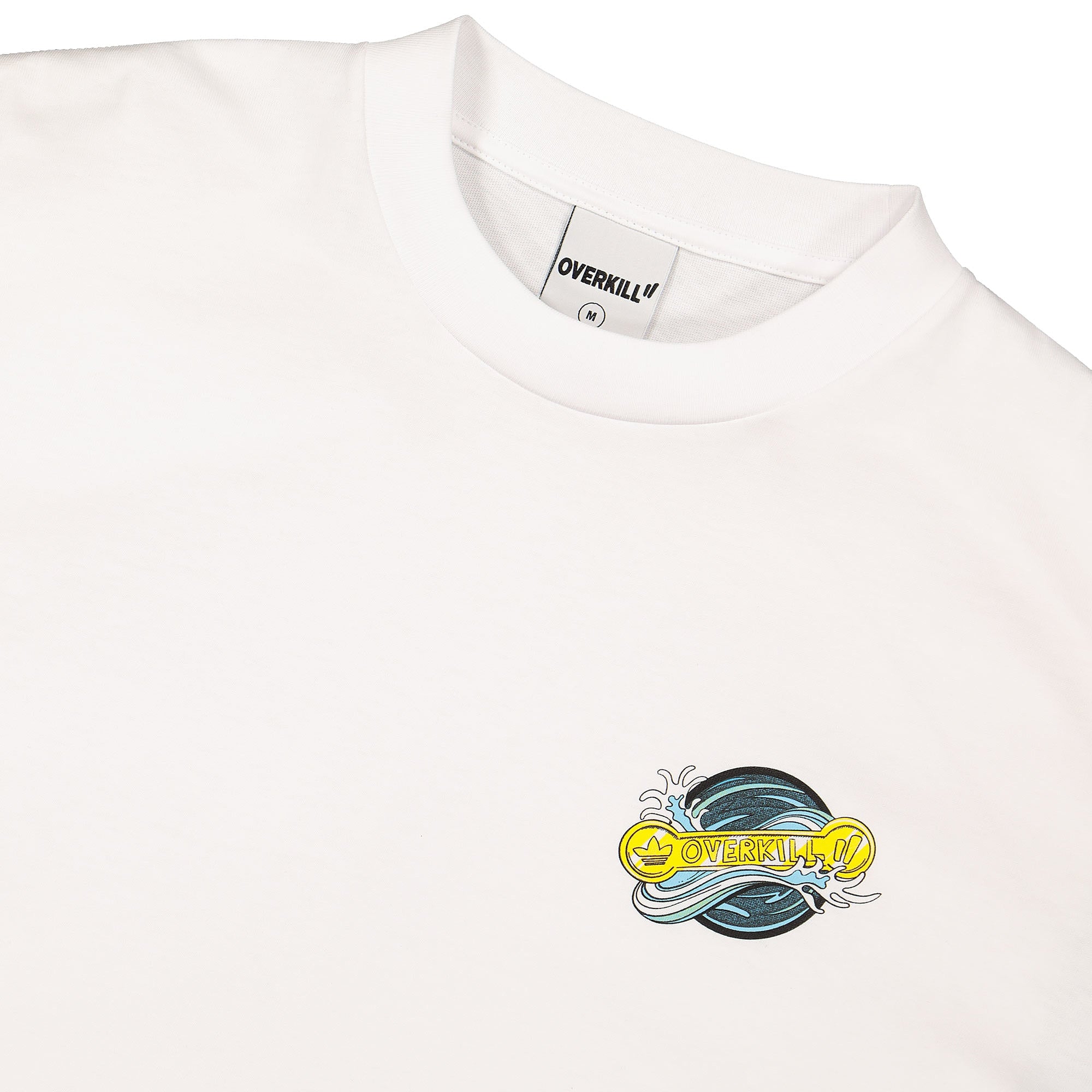 Overkill ZX 8000 Aqua LS White Longsleeves Material | Overkill