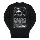 Overkill splash! x Overkill RIP 2020 Graveyard Crewneck Black Sweatshirts Close-up | Overkill