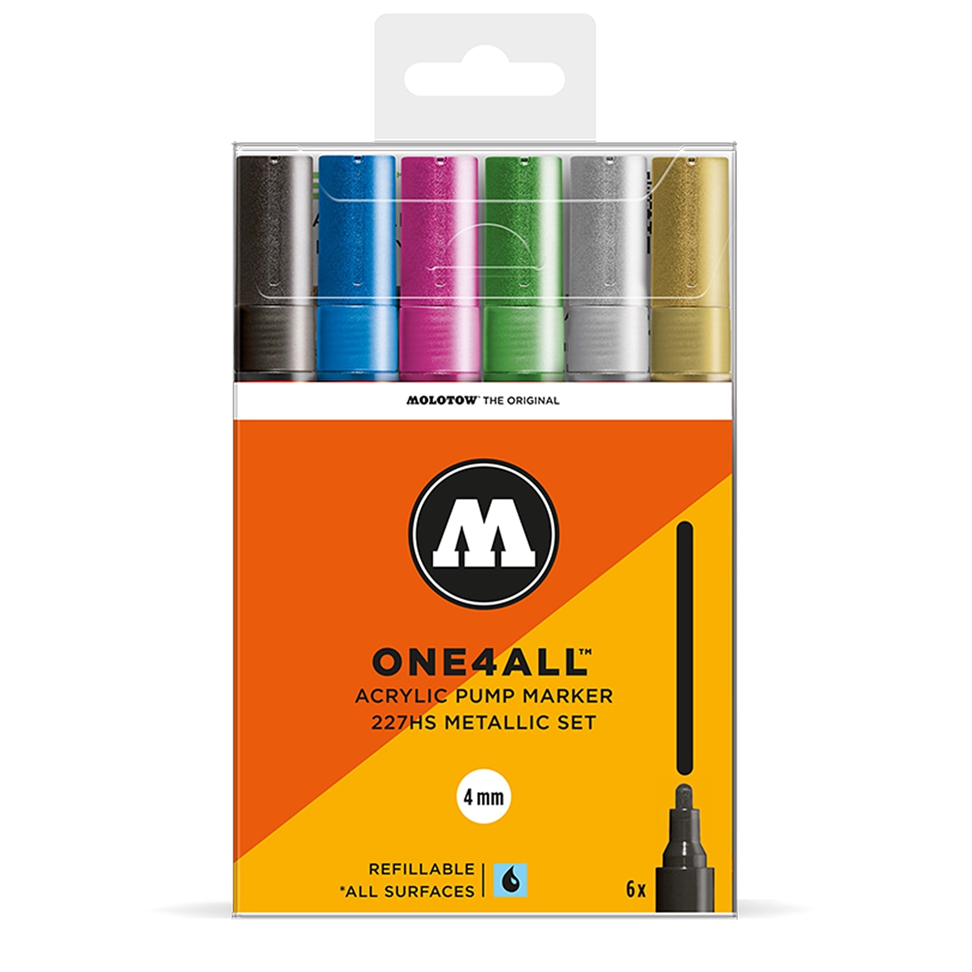 Molotow one4all 227hs metallic-set  Marker 200198 | Overkill