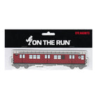 On The Run magnet new york subway red    | Overkill