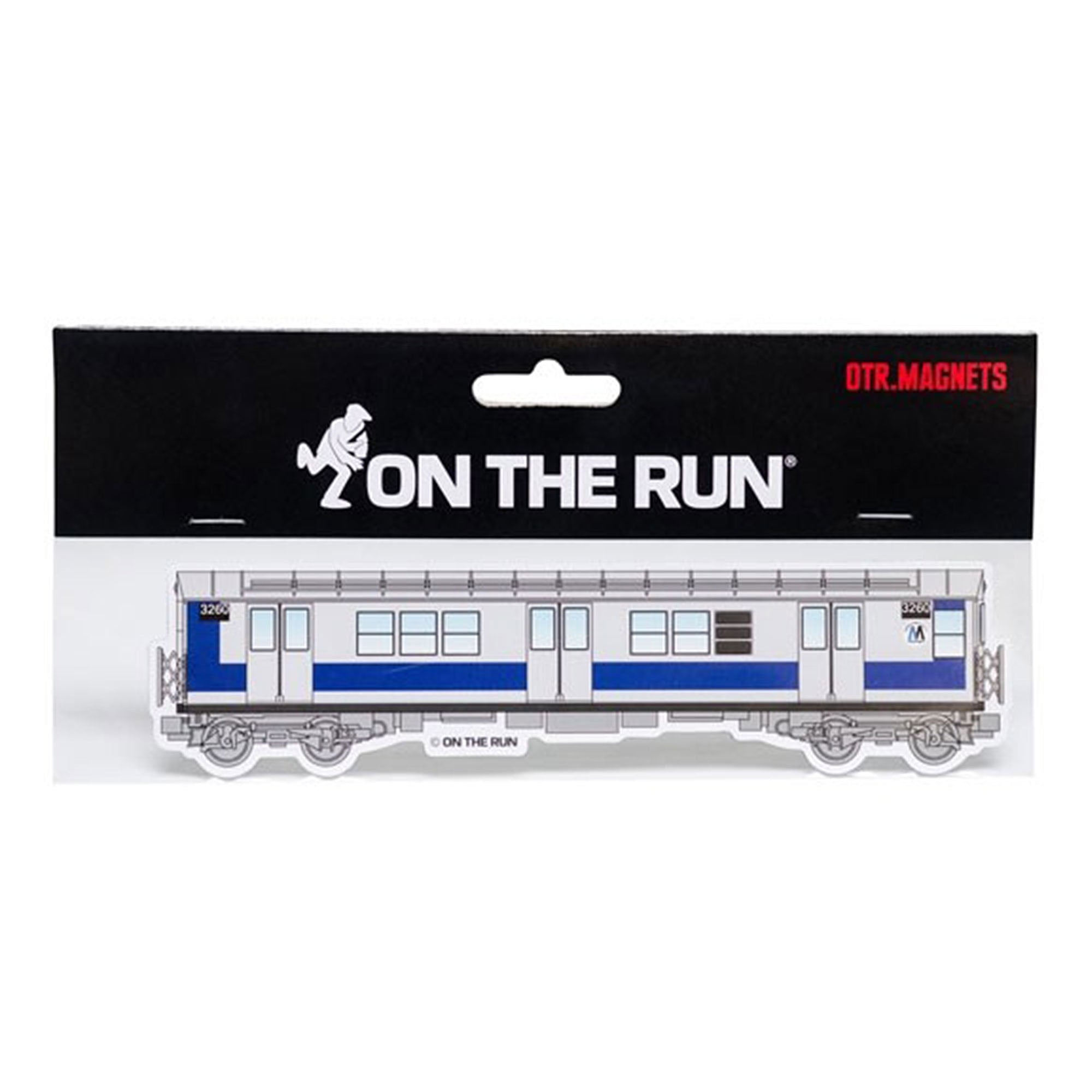 On The Run magnet new york subway silver    | Overkill