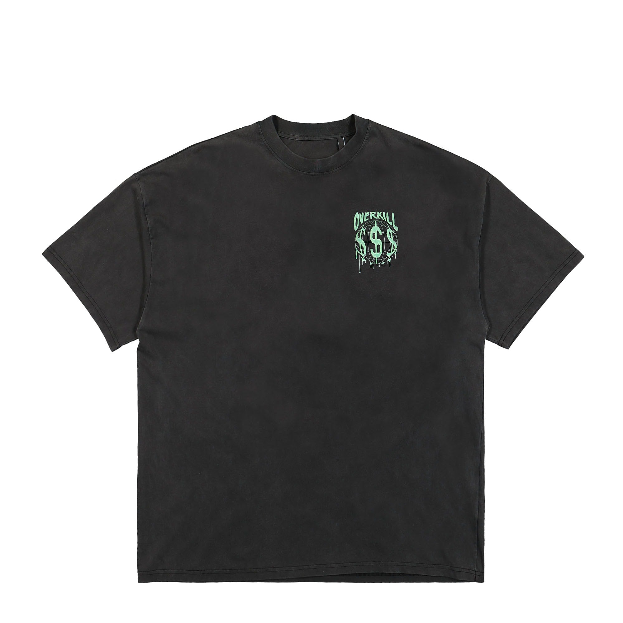 Overkill deadHYPE x Overkill F&F Tee Washed Black T-Shirts ODFT-02 | Overkill