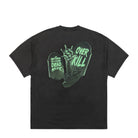 Overkill deadHYPE x Overkill F&F Tee Washed Black T-Shirts Close-up | Overkill