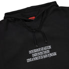 Pressure narco hoodie Black Hoodies Close-up | Overkill