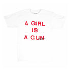 Pleasures Girl Is A Gun T-Shirt White T-Shirts P17F101047W | Overkill