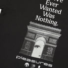 Pleasures Nothing T-Shirt Black T-Shirts Close-up | Overkill