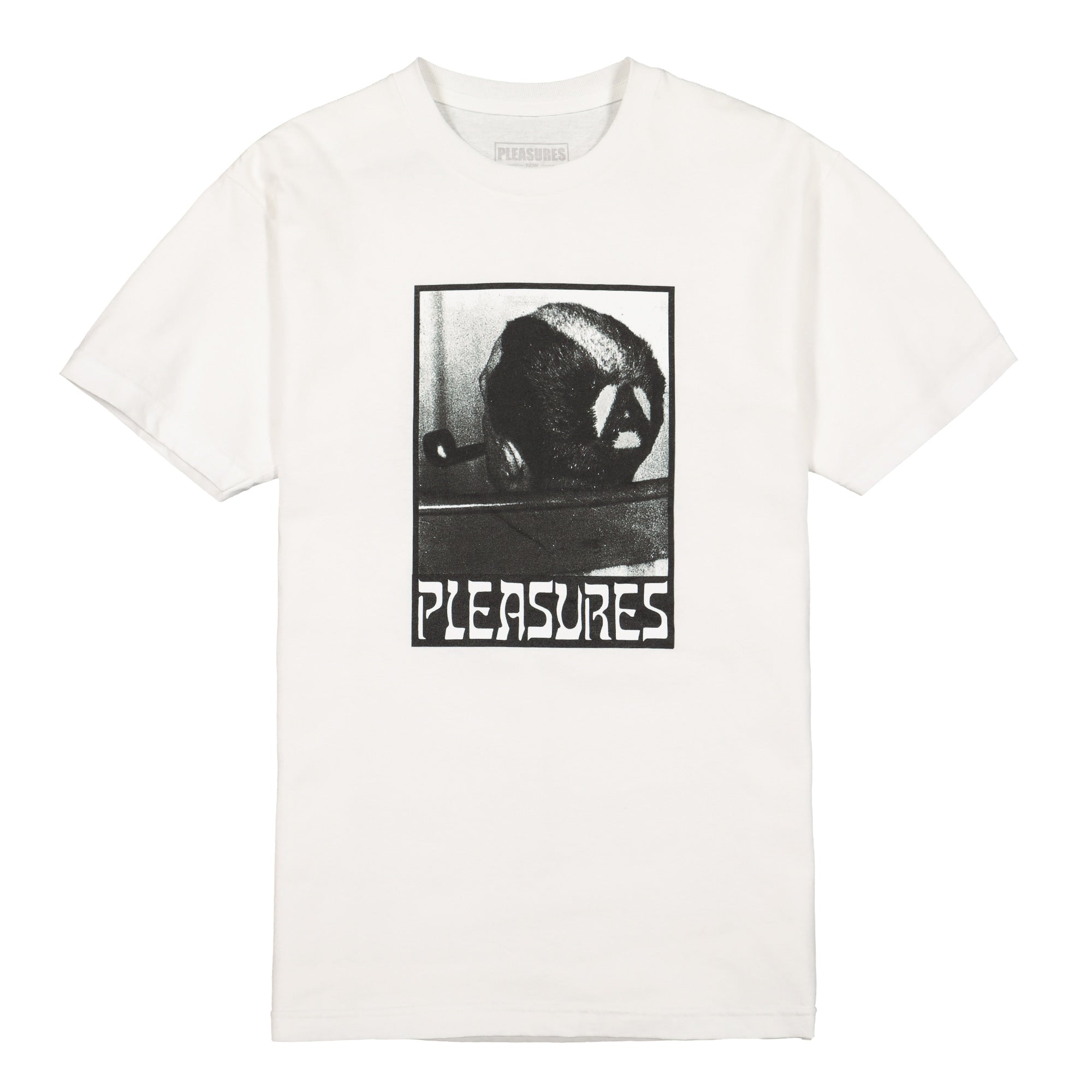 Pleasures Haircut T-Shirt White T-Shirts P19F101052 | Overkill