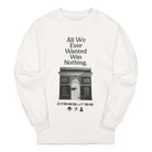 Pleasures Nothing Long Sleeve T-Shirt White T-Shirts P19F101058 | Overkill