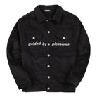 Pleasures Guided Corduroy Trucker Jacket Black Jackets P19F103003 | Overkill