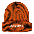 Pleasures Violation Striped Beanie Orange Beanies P19F106069 | Overkill