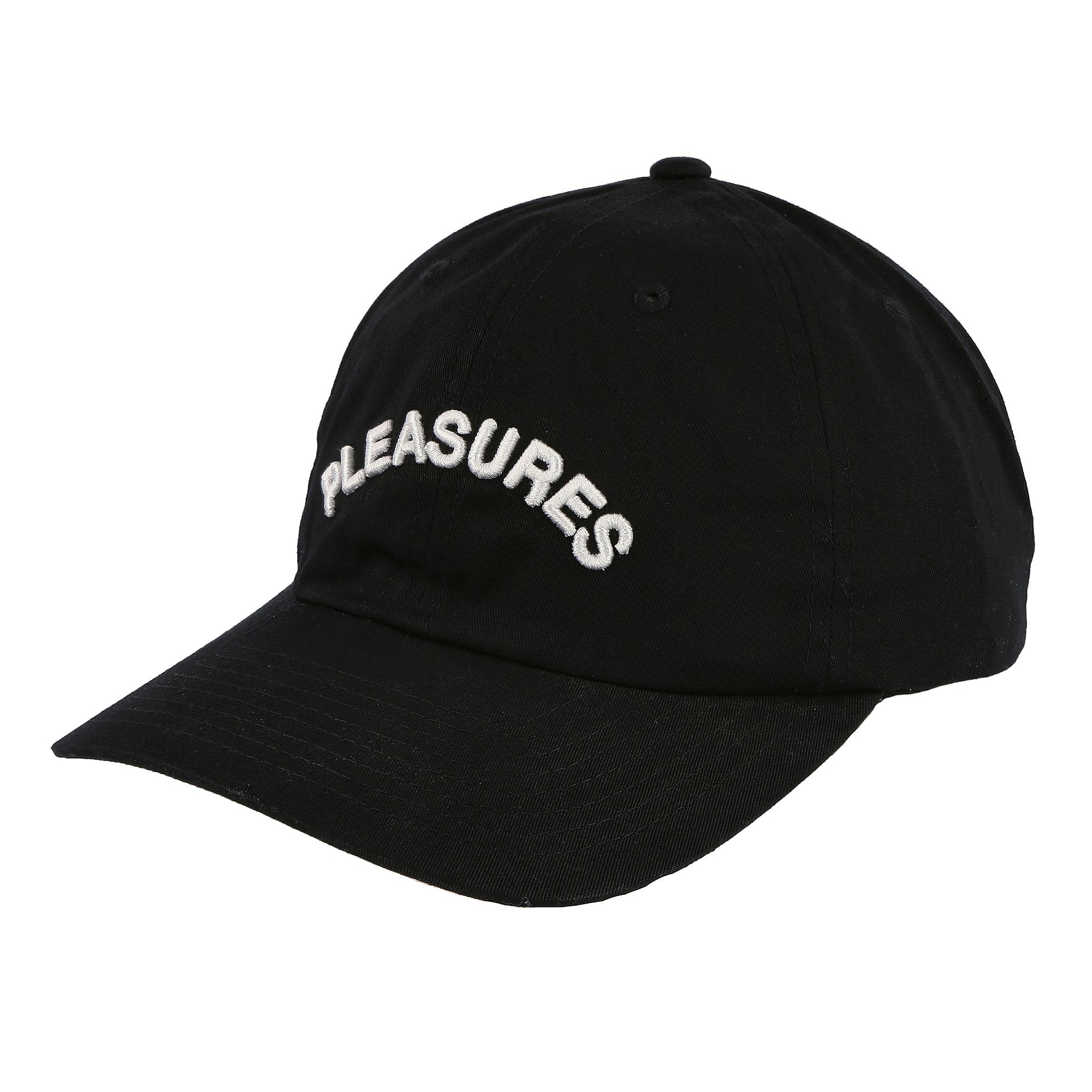 Pleasures OG Arch Low Profile Snapback Black Caps P19F106070 | Overkill