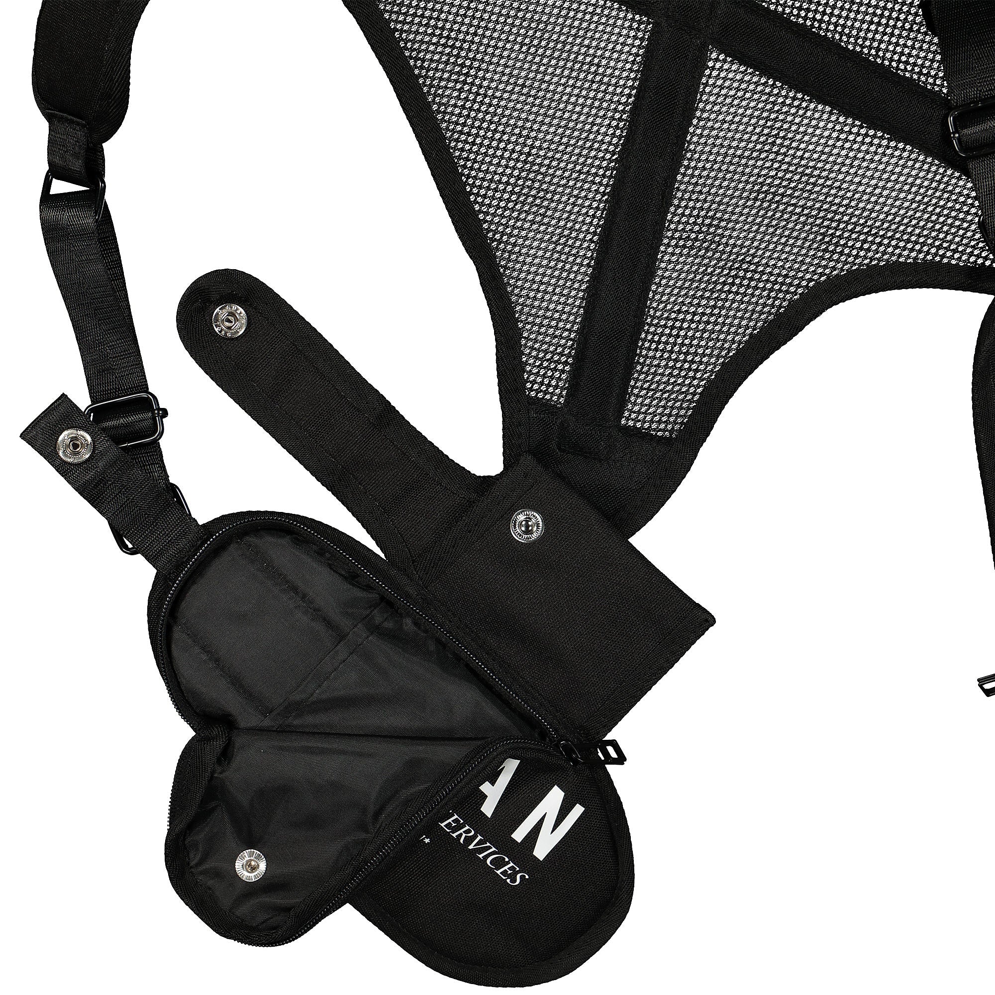 Pleasures Taikan Holster Black Shoulder & Cross Body Bags Close-up | Overkill