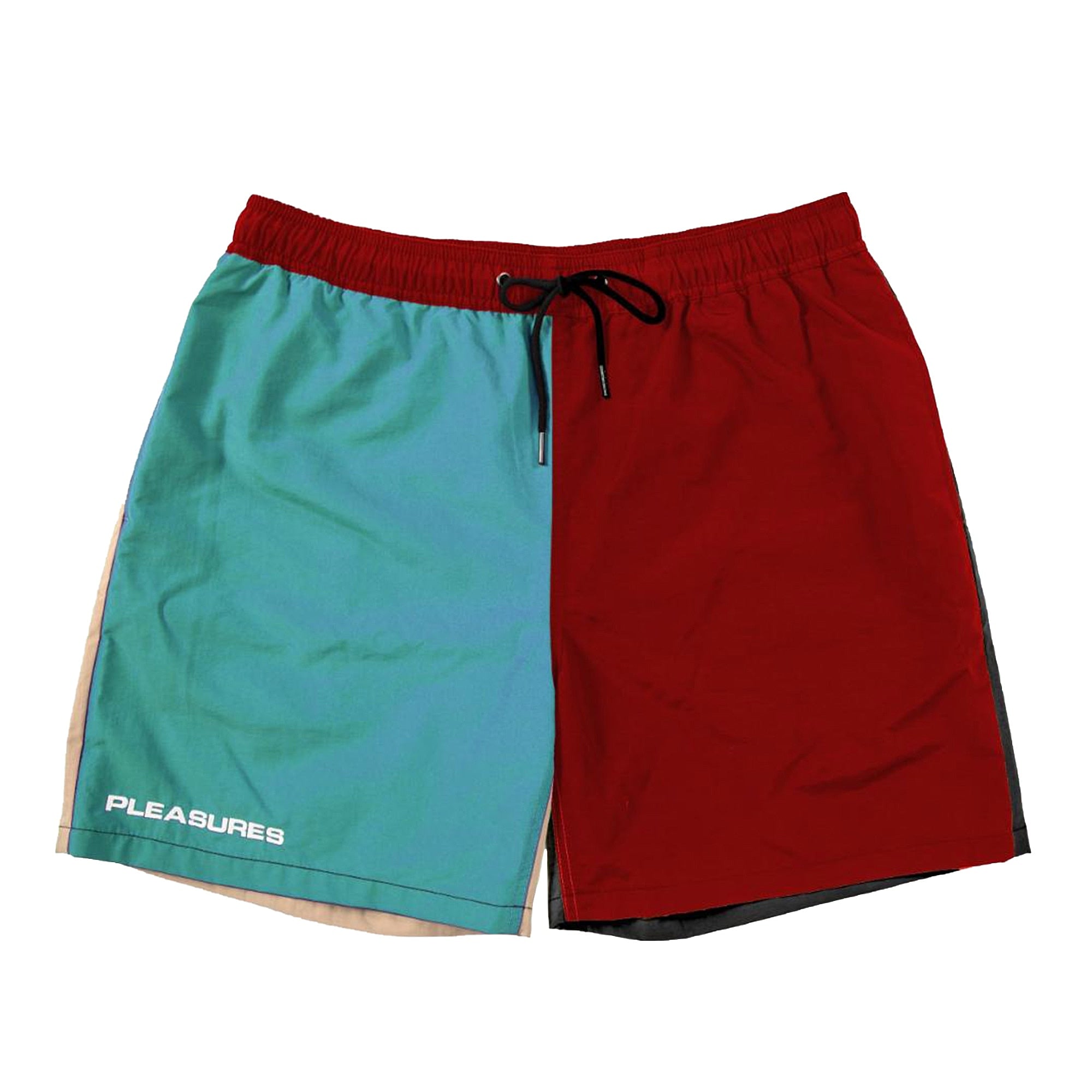 Pleasures Collusion Misfit Nylon Short Teal Shorts P19P105018 | Overkill