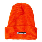 Pleasures Biohazard Beanie Orange Beanies P19P106052 | Overkill