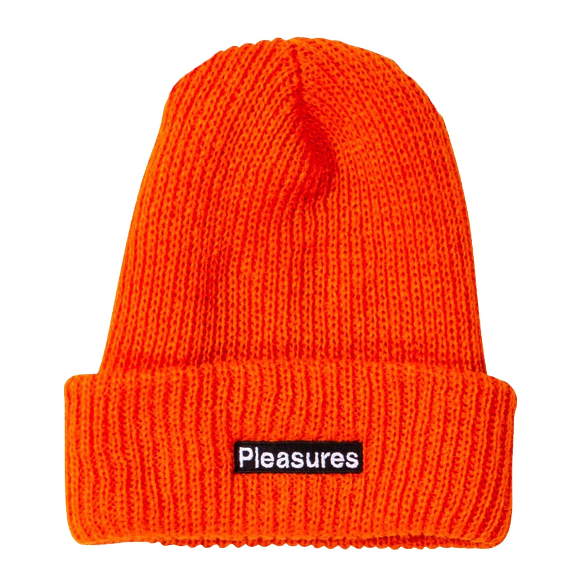 Pleasures Biohazard Beanie Orange Beanies P19P106052 | Overkill
