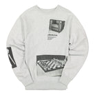 Pleasures Deco Premium Crewneck Ash Grey Sweatshirts P19W003 / Ash Grey | Overkill