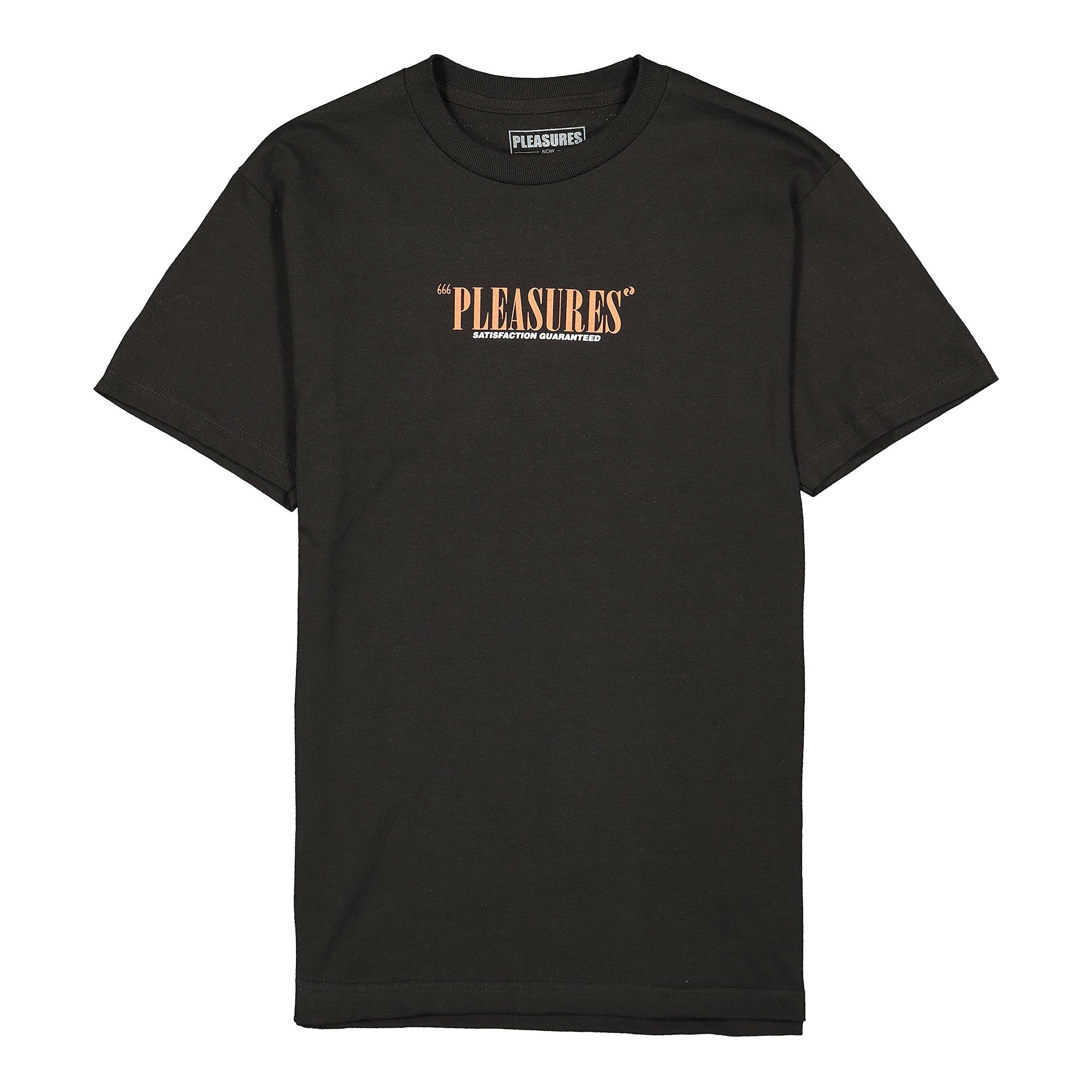 Pleasures Satisfaction Guaranteed T-Shirt Black T-Shirts P19W016 / Black | Overkill