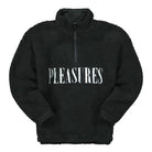 Pleasures Prayer Quarter Zip Sherpa Black Sweatshirts P20W017 | Overkill