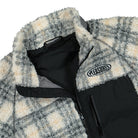 Pleasures Wraith Poodle Polar Fleece Jacket Grey Fleece Jackets Close-up | Overkill