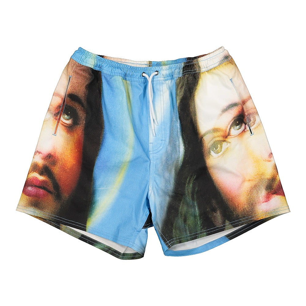 Pleasures Holy Shorts Blue Shorts P20F013 | Overkill