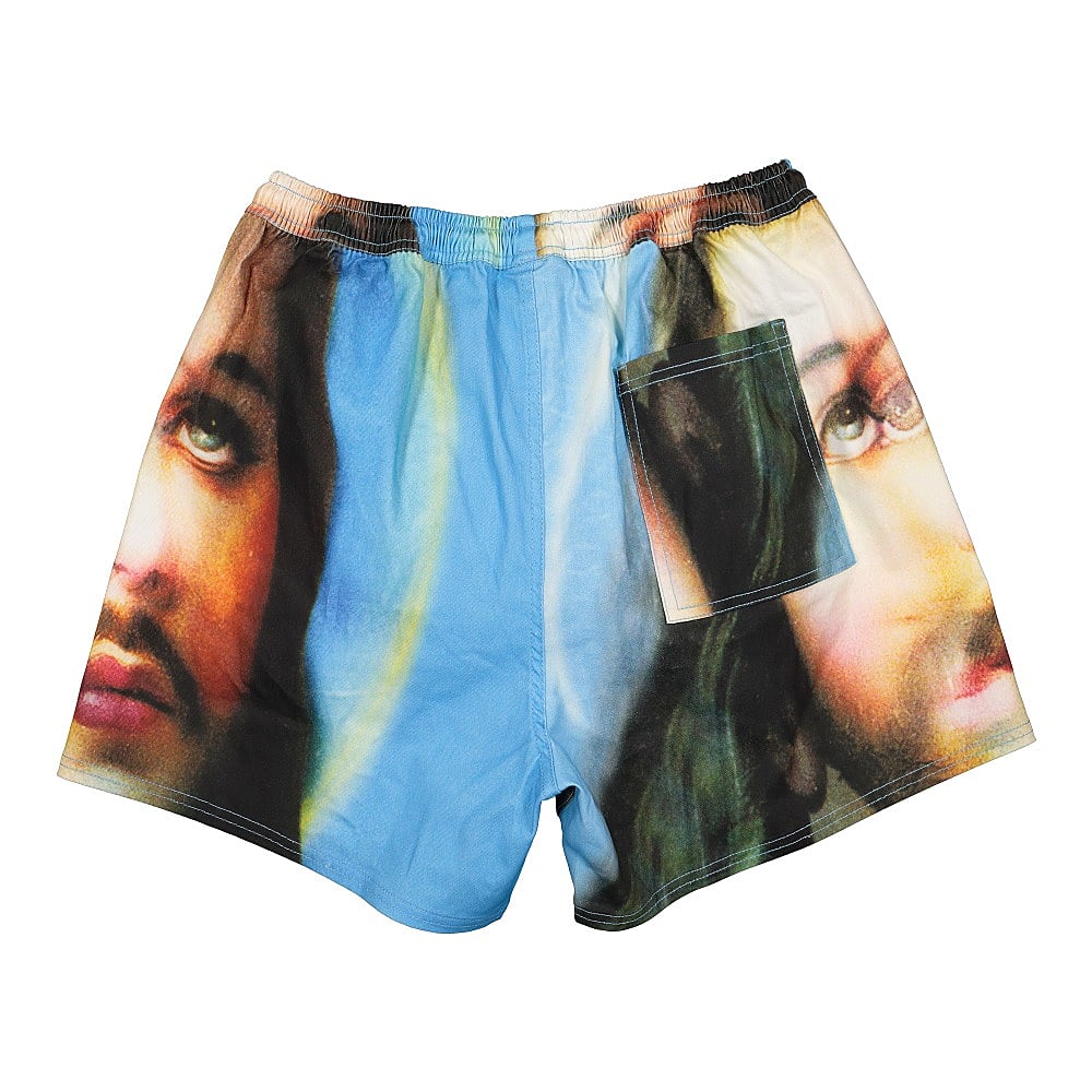 Pleasures Holy Shorts Blue Shorts Material | Overkill
