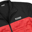 Pleasures Blast Track Jacket Black Track Jackets Close-up | Overkill