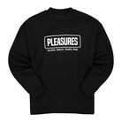 Pleasures Fresno Knit Long Sleeve Black Longsleeves P20F021 | Overkill