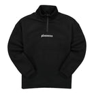 Pleasures Harmony Quarter Zip Black Sweatshirts P20F027 | Overkill