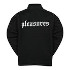 Pleasures Harmony Quarter Zip Black Sweatshirts Material | Overkill