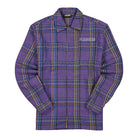 Pleasures Widow Heavyweight Flannel Purple Shirts P20F031 | Overkill