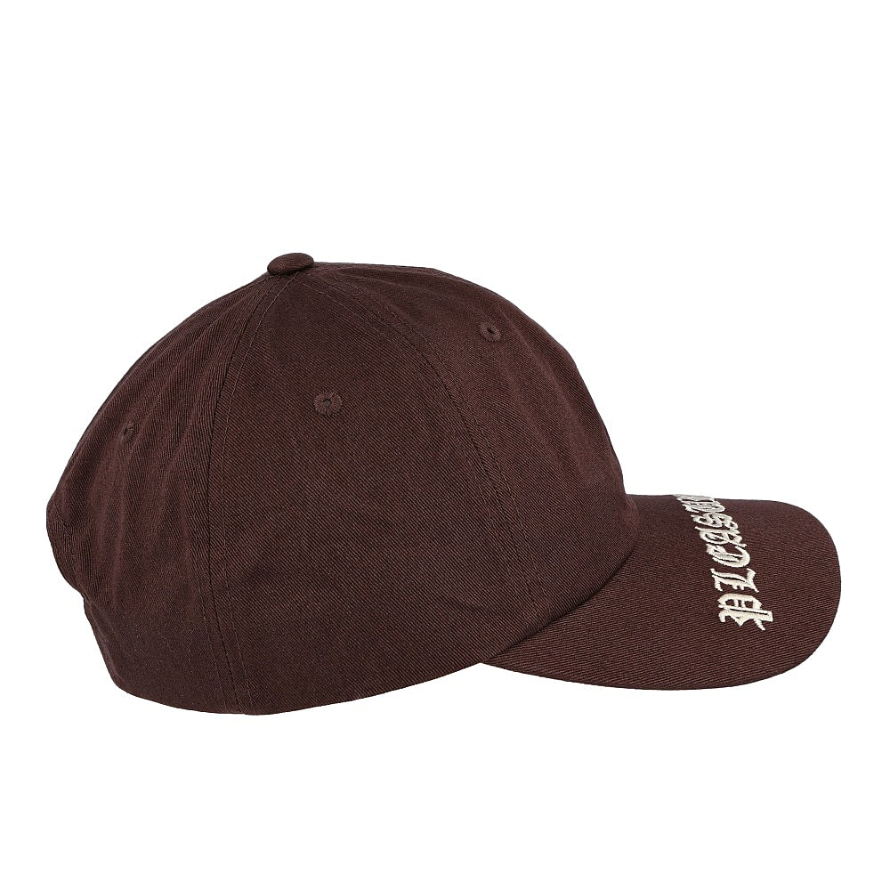 Pleasures Heavy Metal Low Profile Snapback Brown Caps Close-up | Overkill