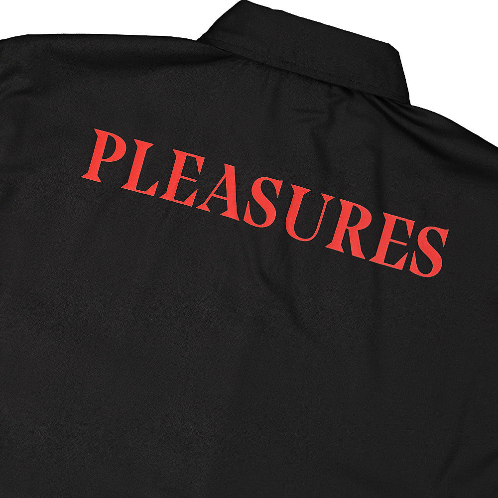 Pleasures Marilyn Manson x Pleasures Manson Button Down Black / Multi Shirts Detailfoto | Overkill